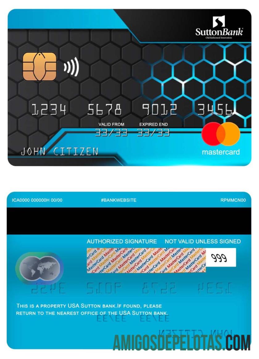 AS Sutton bank mastercard pratinjau