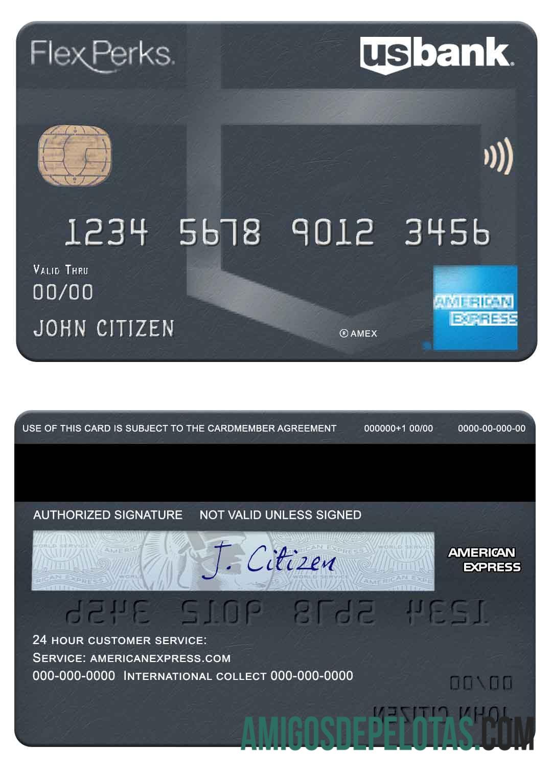 AS U.S. bank FlexPerks Reserve Amex kartu makering