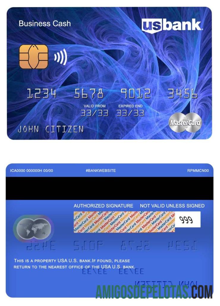 AS U.S. bank mastercard desain