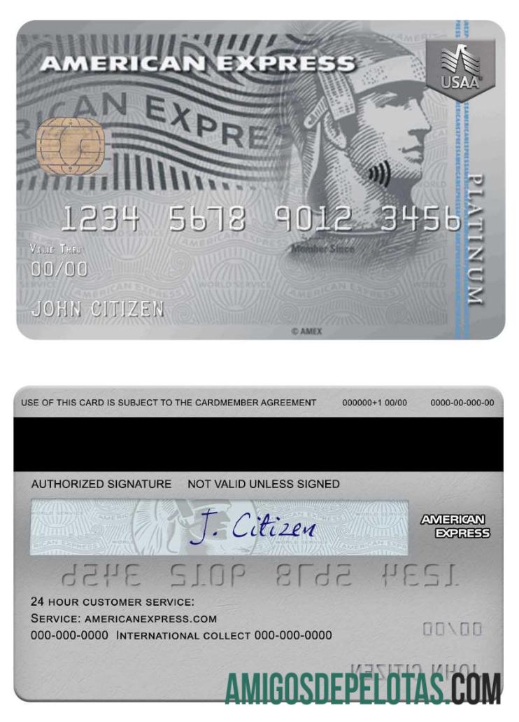 AS USAA bank Amex kartu makering