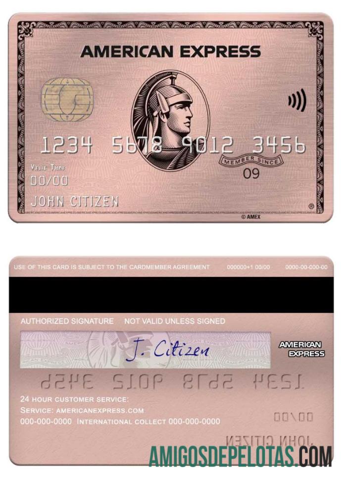 AS universitas of Southern Indiana bank Amex rose gold Logam kartu templat