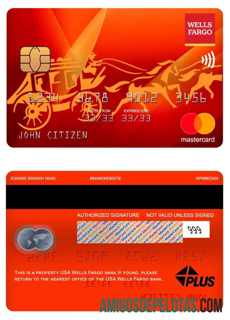 AS Wells Fargo bank mastercard pratinjau