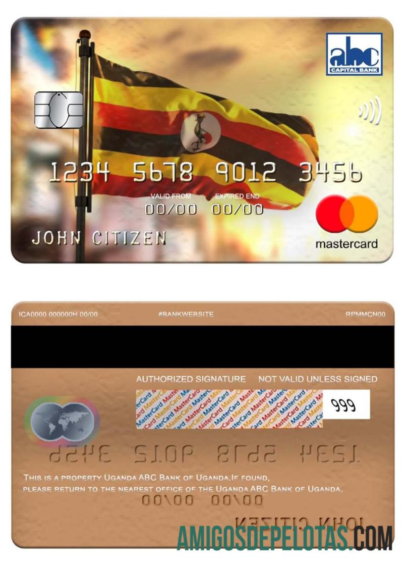 Uganda ABC bank of Uganda mastercard pratinjau