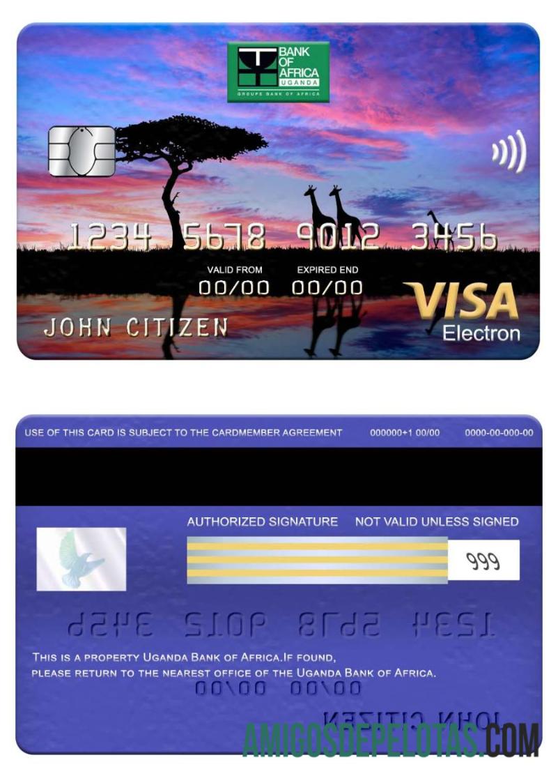 Uganda bank of Africa visa electron pratinjau