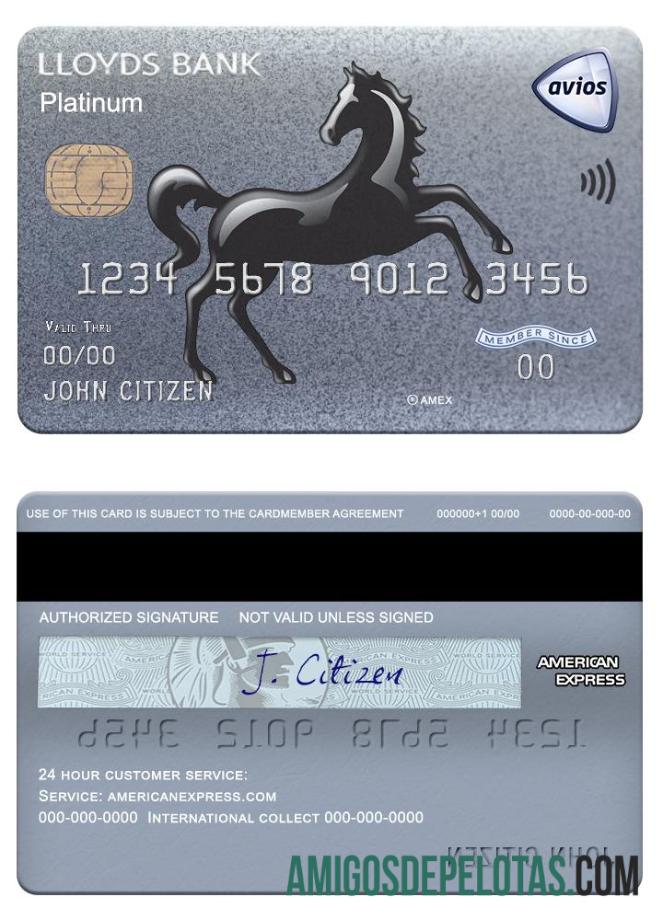 Inggris Raya Lloyds american express platinum kartu pratinjau