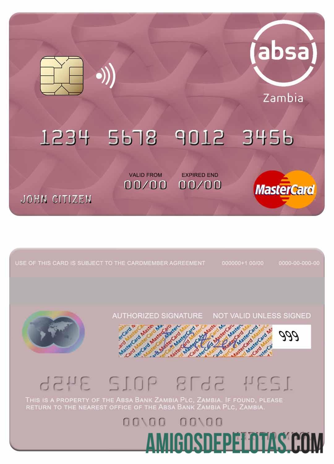 Zambia Absa bank Zambia Plc mastercard pratinjau