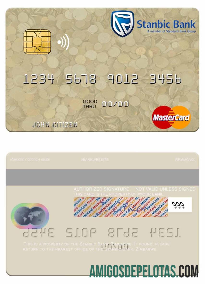 Zimbabwe Stanbic bank mastercard pratinjau