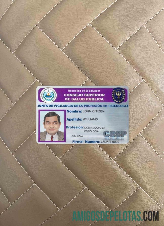 El Salvador public kesehatan council (consejo superior de salud pu╠üblica) tampilan foto depan templat