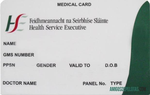 Irlandia kesehatan layanan Executive medis kartu desain