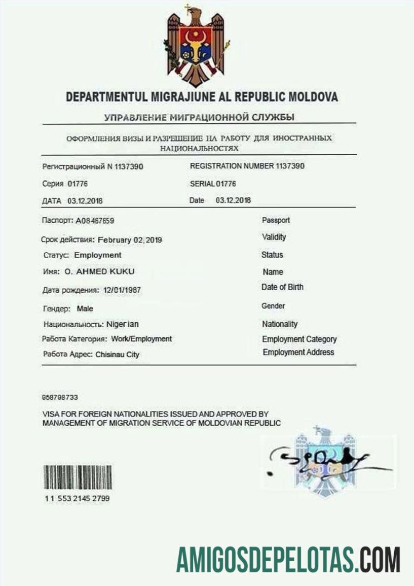Moldova kerja izin pratinjau