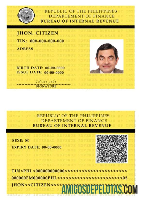 Filipina bureau of internal Pendapatan desain