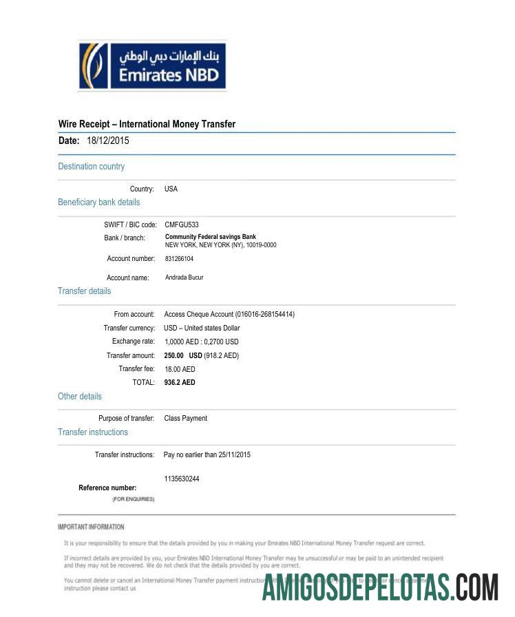 UEA NBD International Money Transfer pratinjau