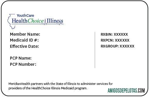 AS Illinois HealthChoice medis Kartu Identitas makering