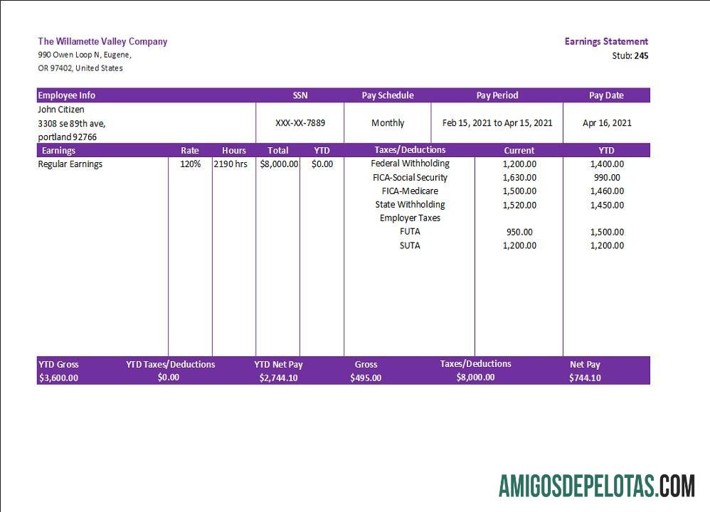 AS OR pay stub makering