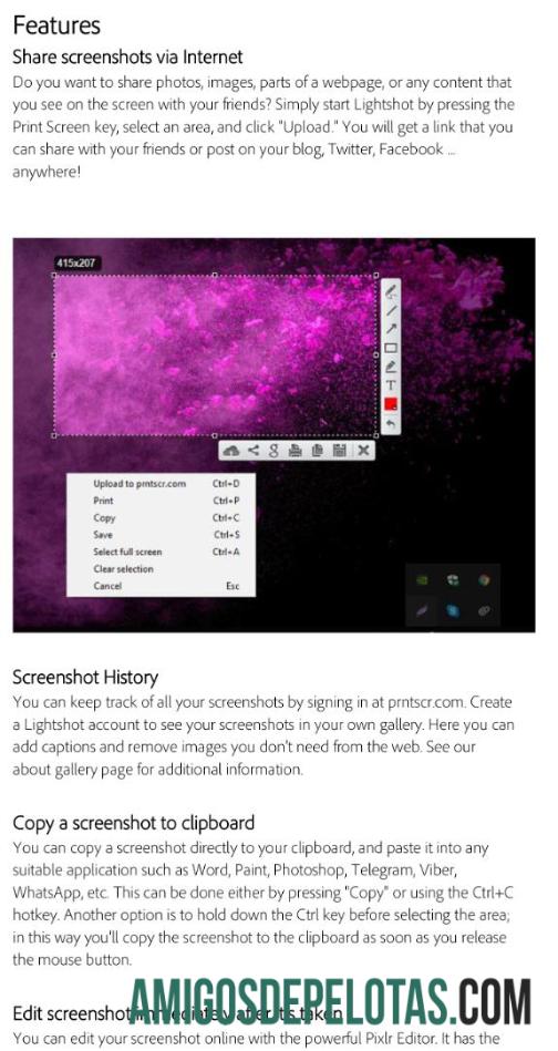 a developing guide to make a super fast screenshots sampel