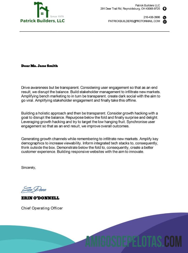 Profesional letterhead templat in Word and PDF format, fully Dapat Diedit