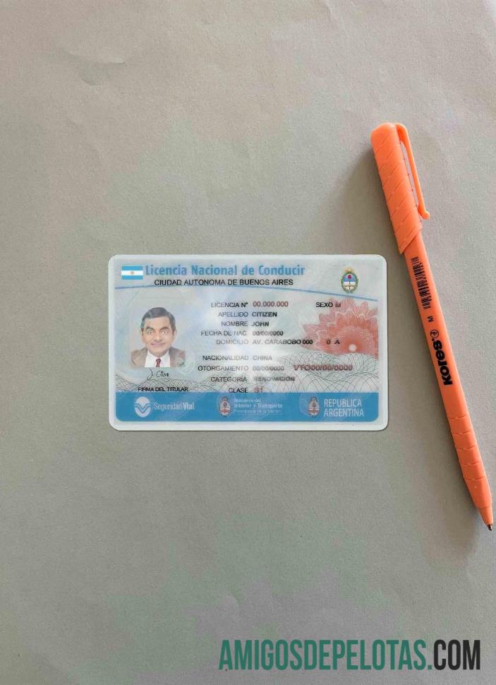 Argentina Buenos Aires DL tampilan foto depan desain