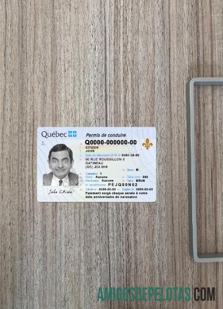 Kanada Quebec DL 2023 sekarang tampilan foto depan makering