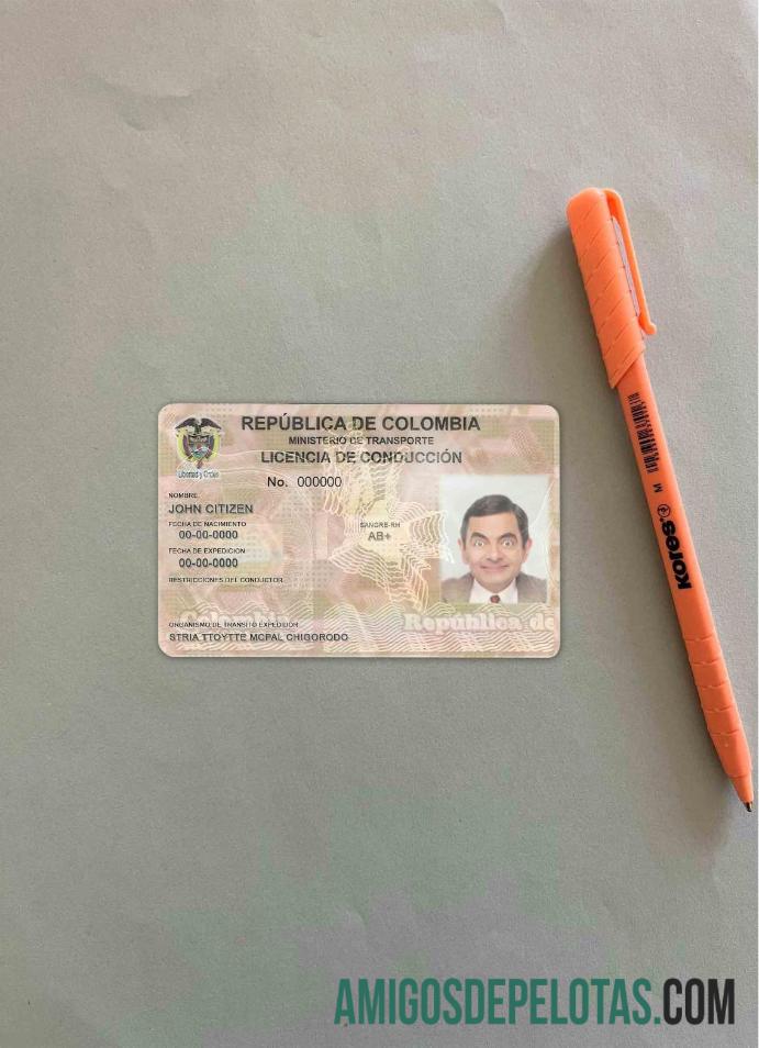 Kolombia DL tampilan foto depan desain