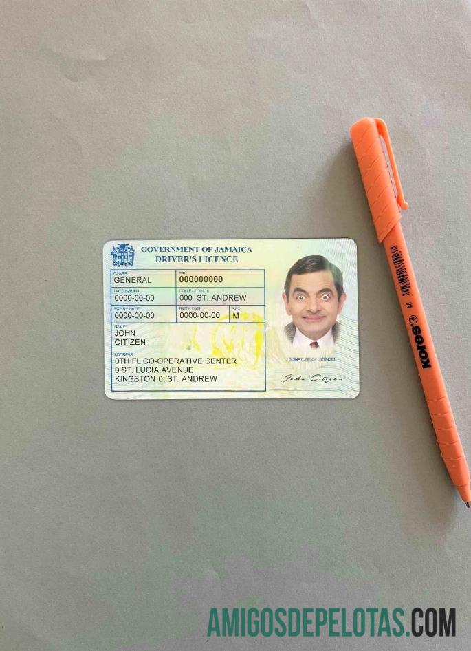 Jamaika DL tampilan foto depan sampel
