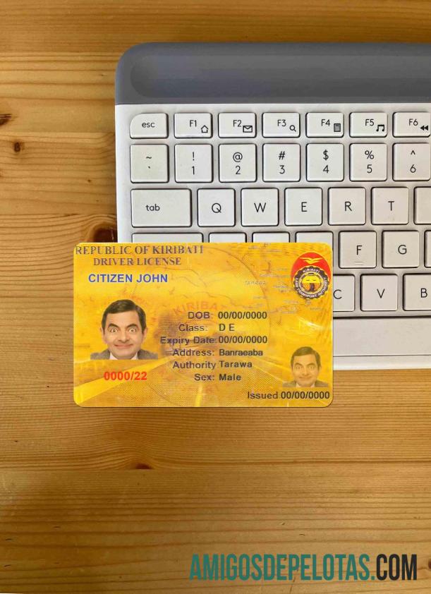 Kiribati DL tampilan foto depan makering