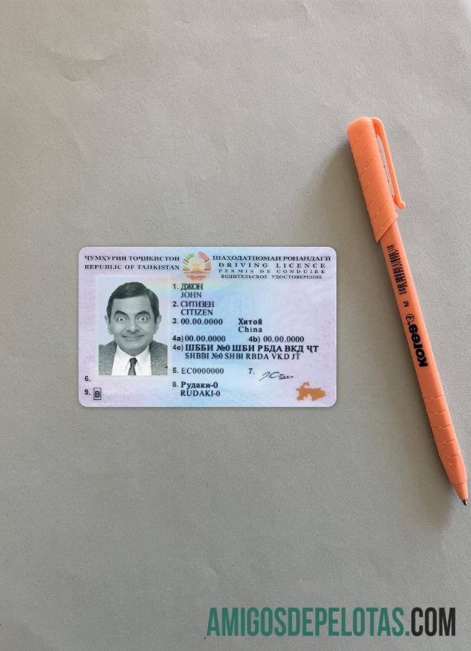 Tajikistan mengemudi versi 2 tampilan foto sampel