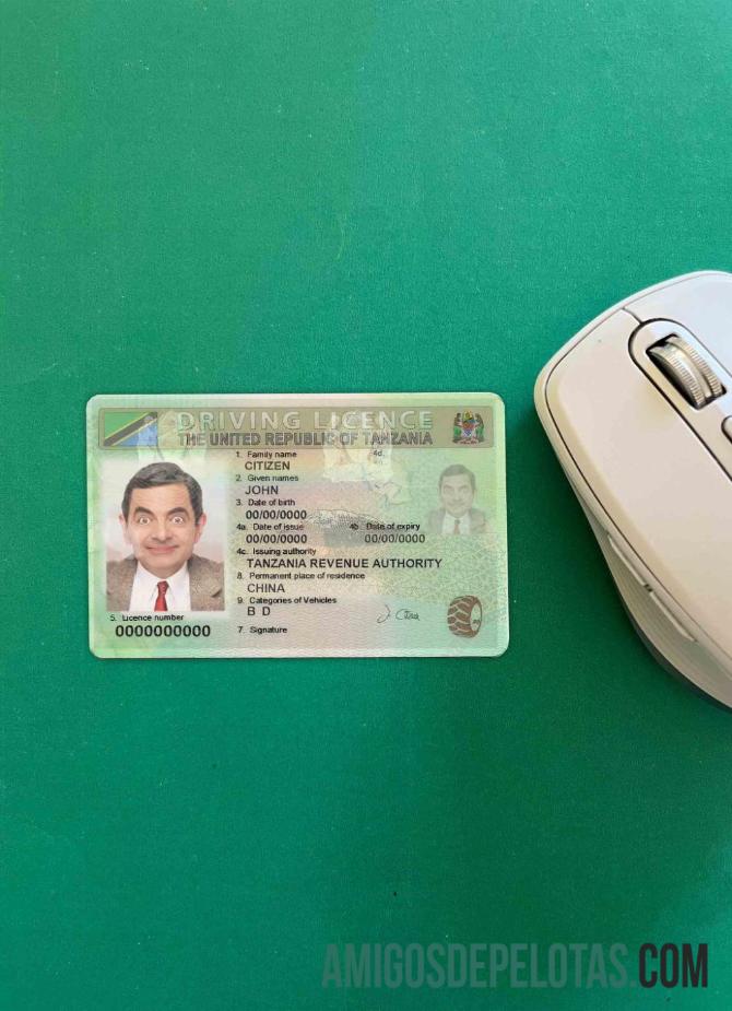 Tanzania DL tampilan foto depan desain