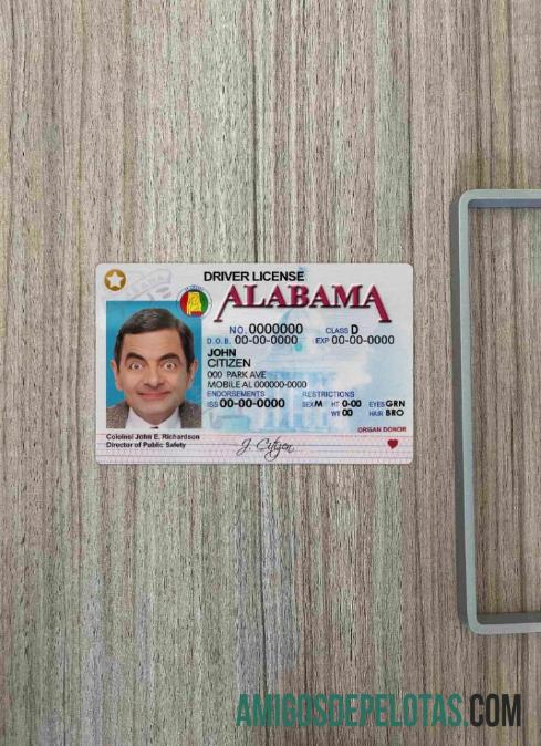AS Alabama DL tampilan foto depan templat