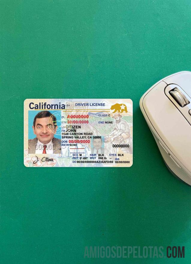 AS California DL (2018, January ΓÇô sekarang) tampilan foto depan makering