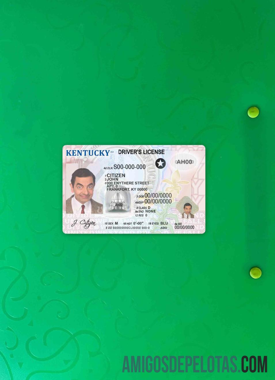 AS Kentucky DL tampilan foto depan makering