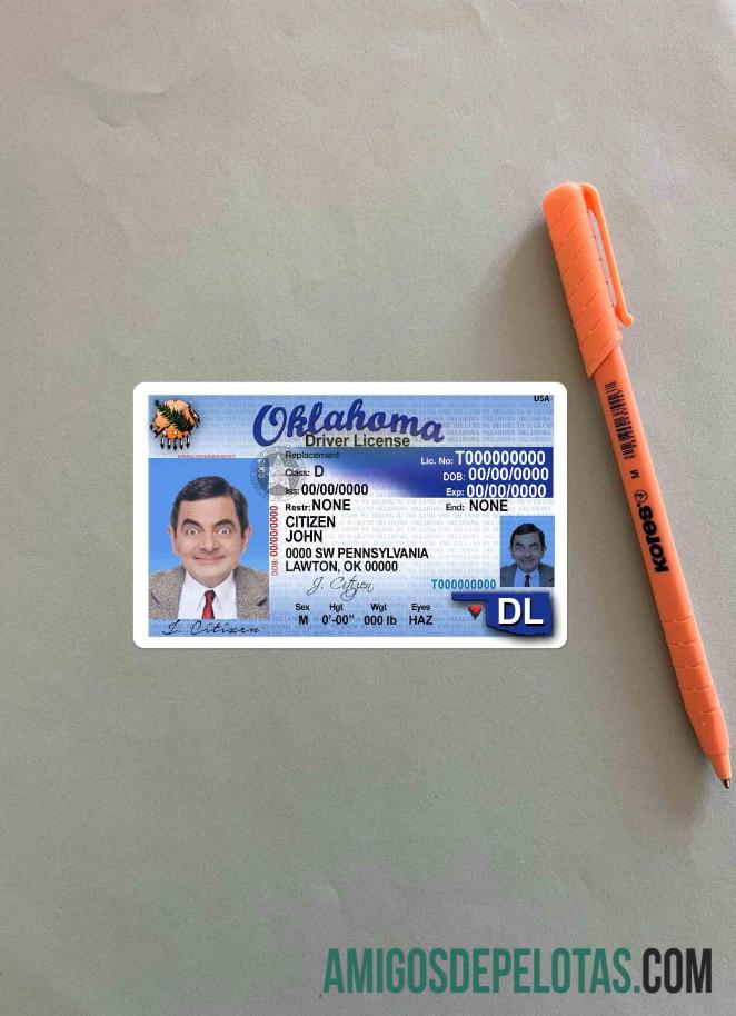 AS Oklahoma DL tampilan foto depan makering
