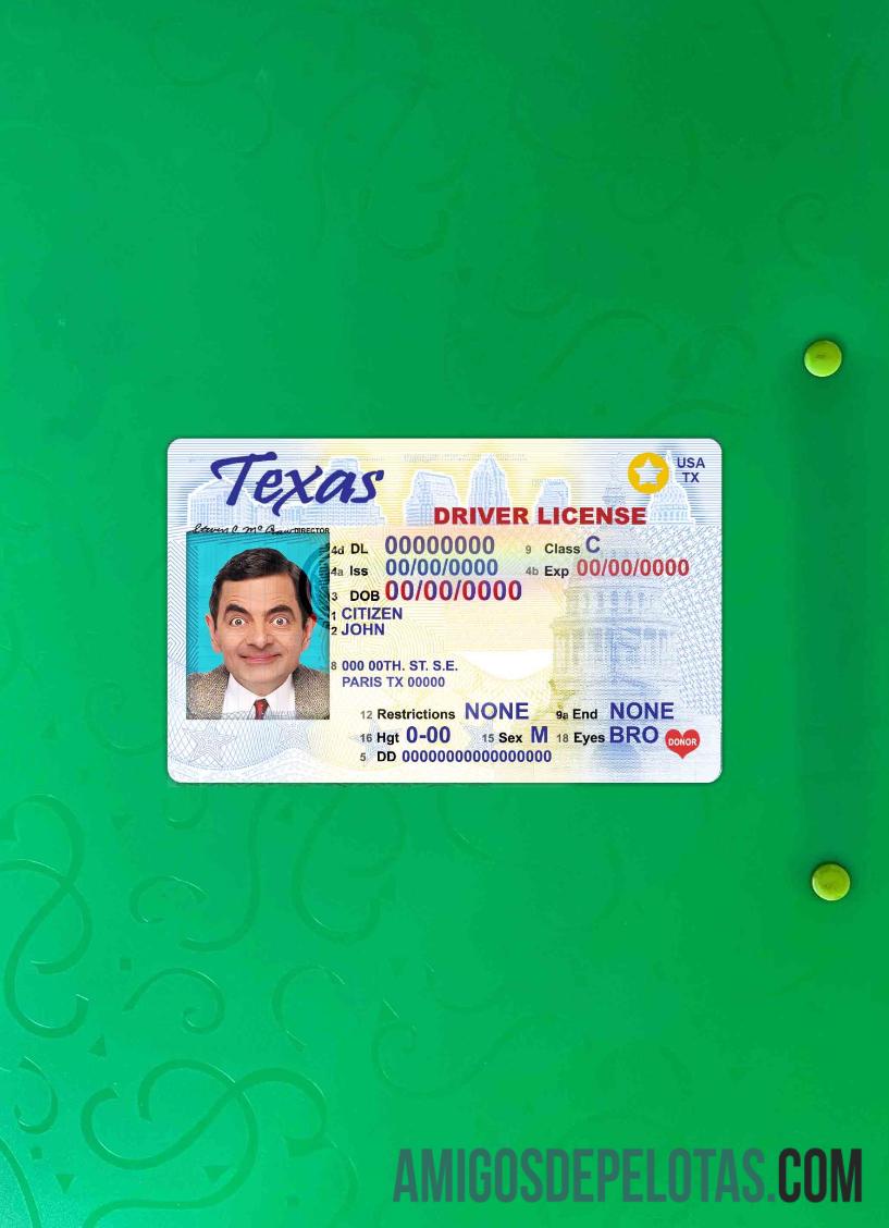 AS Texas DL tampilan foto depan desain