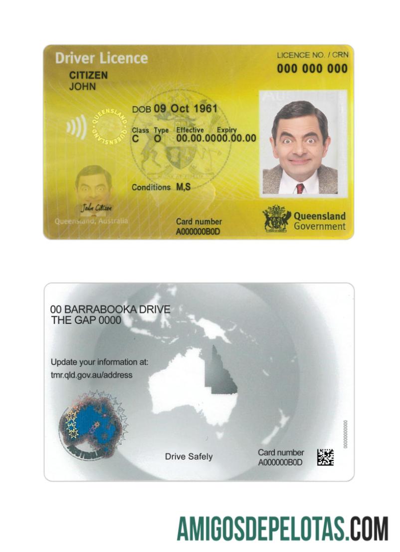آسٹریلیا Queensland DL 2019 موجودہ پیش نظارہ