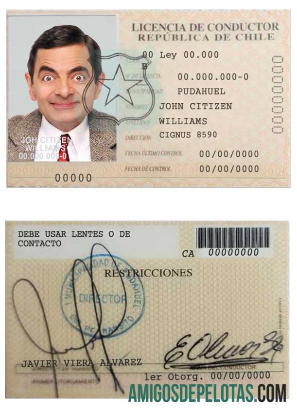 چلی licencia de conductor پیش نظارہ