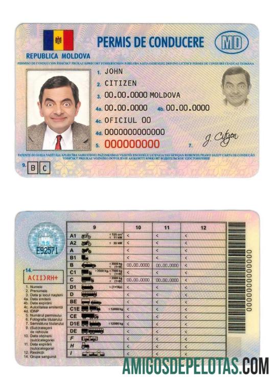 مالدووا DL ٹیمپلیٹ
