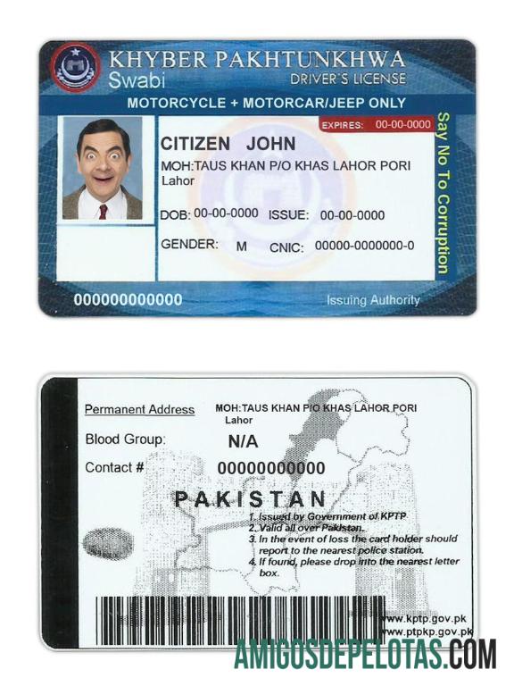 پاکستان driver لائسنس ڈیزائن