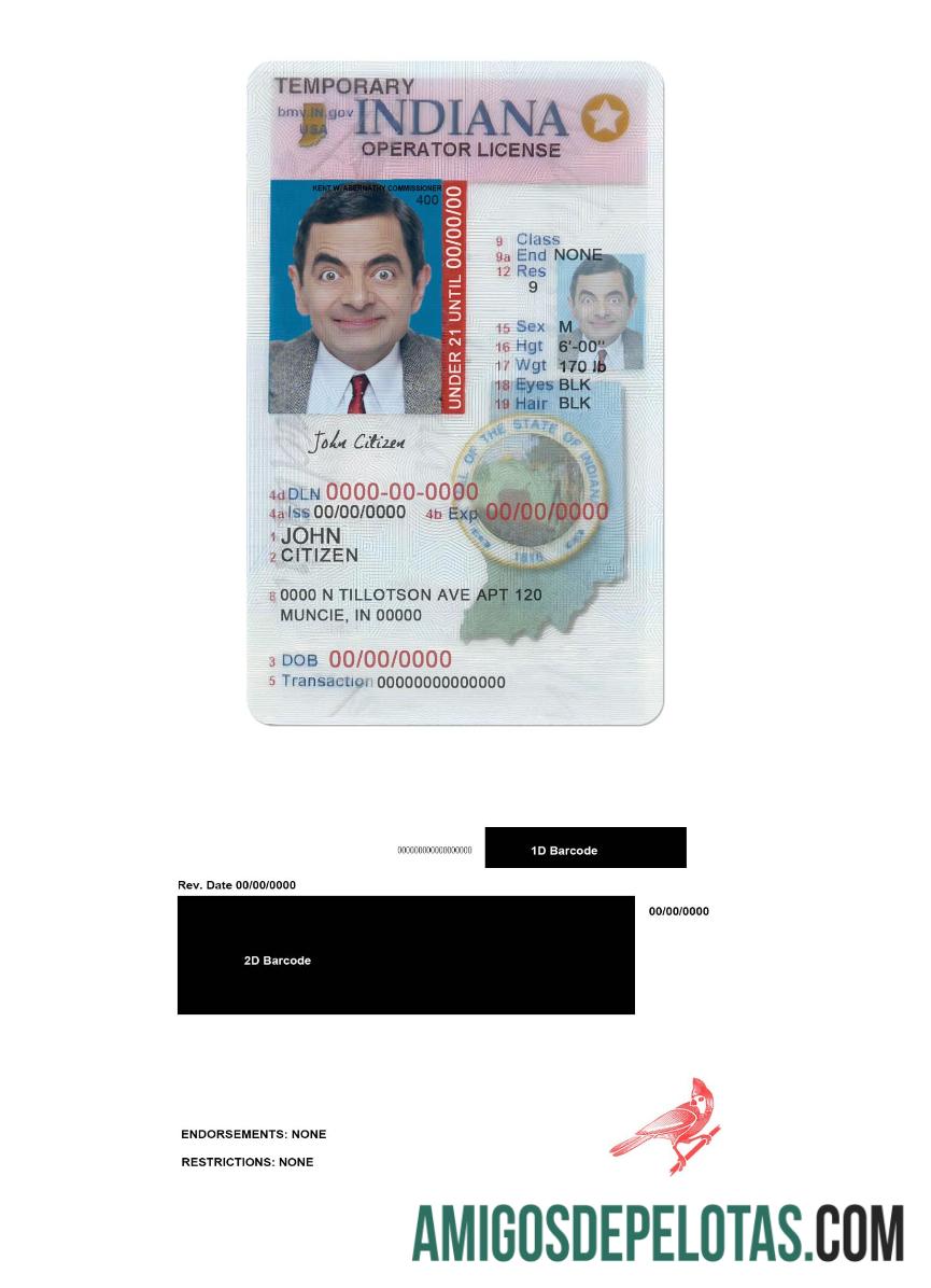 امریکہ Indiana ڈرائیونگ (operator) لائسنس under 21 پیش نظارہ