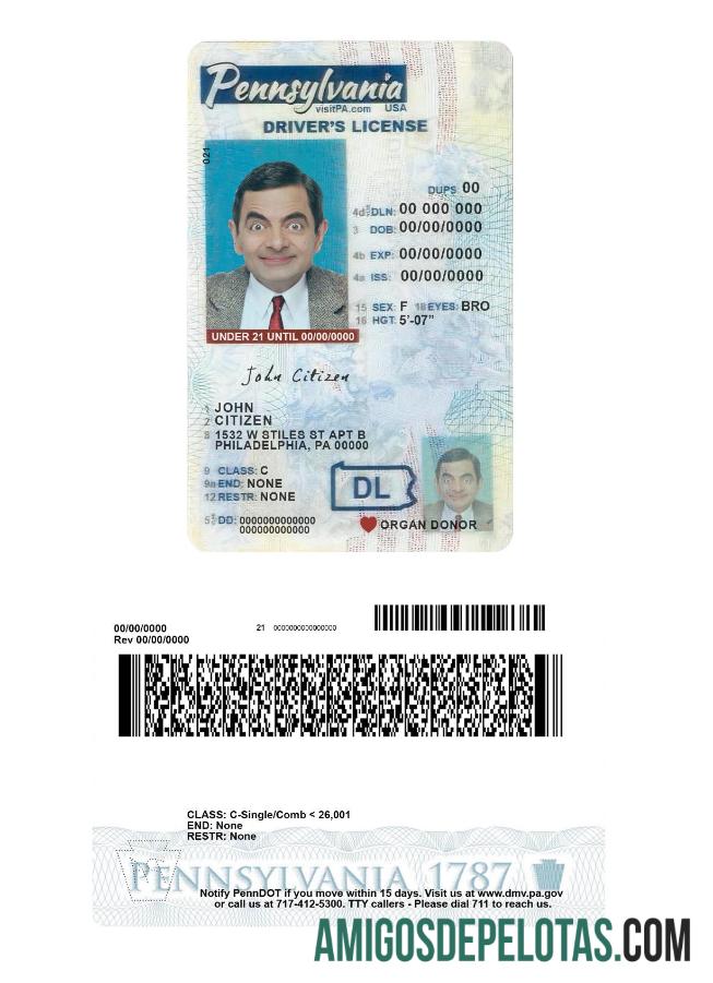 امریکہ Pennsylvania ڈرائیونگ لائسنس under 21 پیش نظارہ