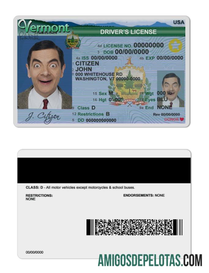 امریکہ Vermont DL (2004 2019) پیش نظارہ