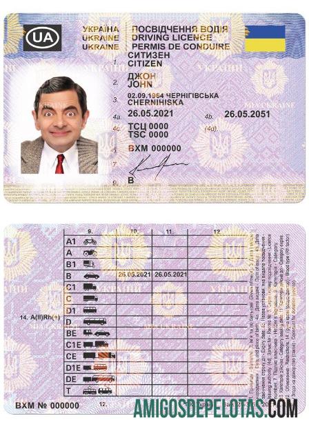 یوکرین ڈرائیونگ لائسنس 2021 موجودہ پیش نظارہ
