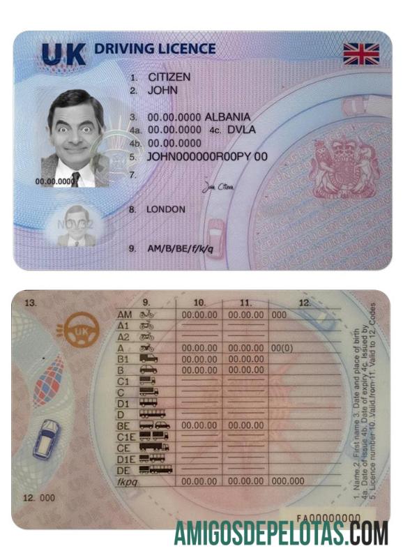 برطانیہ ڈرائیونگ لائسنس, (after 2021 December موجودہ) ڈیزائن