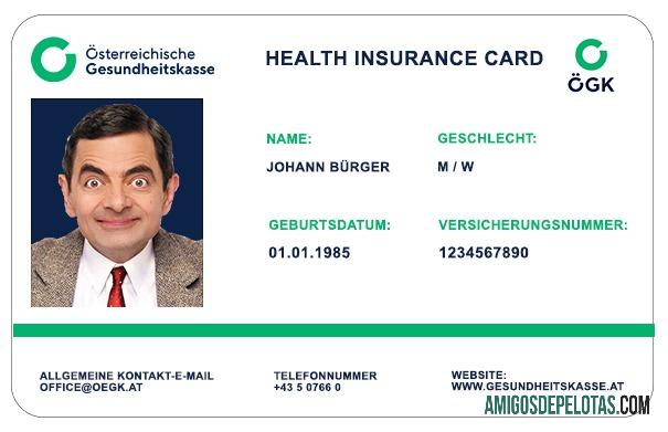 Austria OGK kesehatan asuransi kartu makering