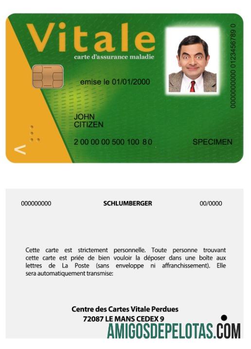 Prancis vital kartu pratinjau