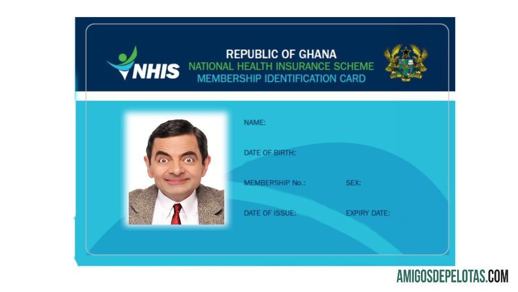 Ghana NHIS kesehatan asuransi kartu desain