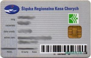 Polandia Silesia Regional kesehatan fund kesehatan asuransi kartu pratinjau
