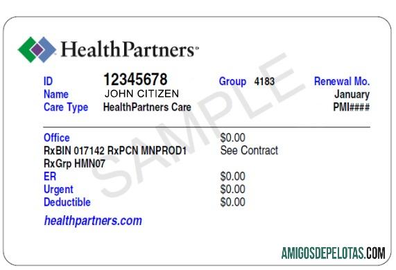 AS HealthPartners kesehatan asuransi kartu pratinjau