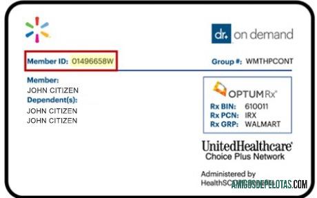 AS UnitedHealthcare kesehatan asuransi Kartu Identitas makering