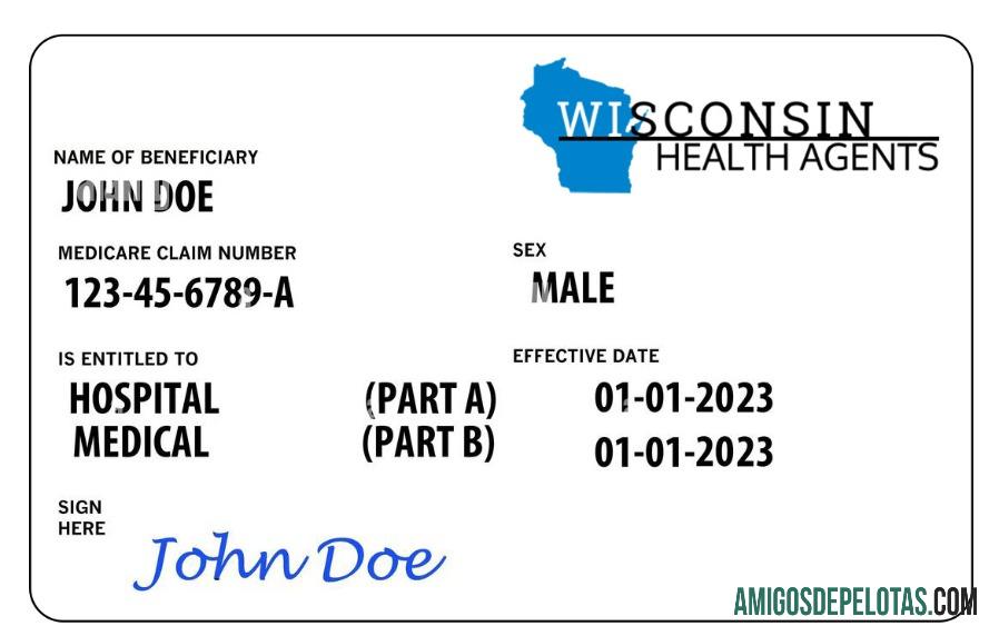 Wisconsin kesehatan asuransi kartu makering