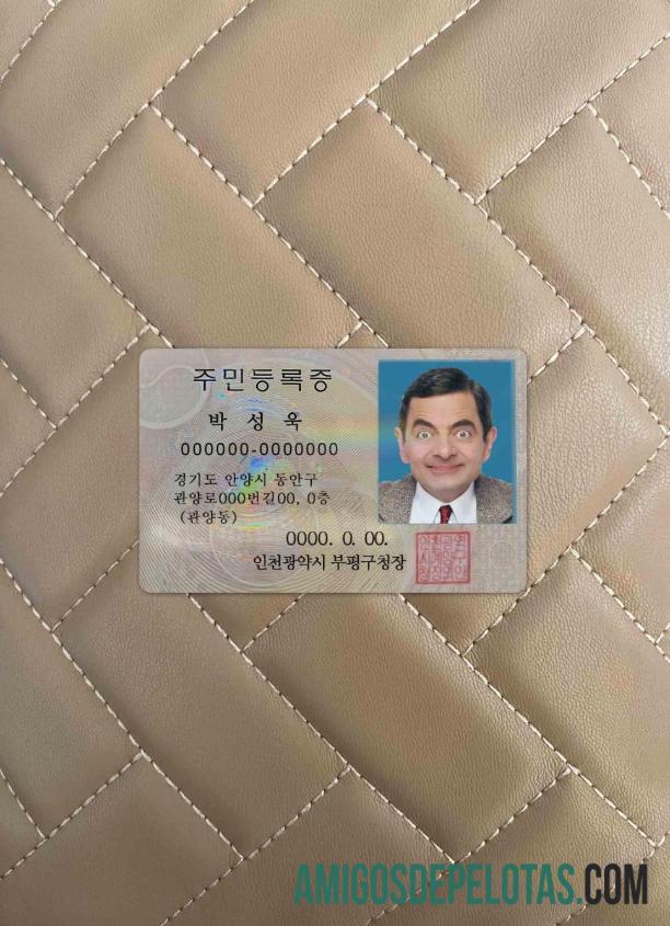 Korea شناختی فوٹو لک سامنے نمونہ