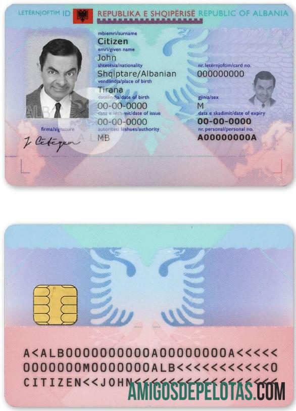 البانیا شناختی نمونہ